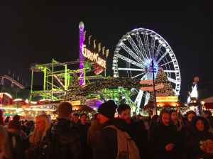 ロンドンのwinter wonderland(筆者撮影)