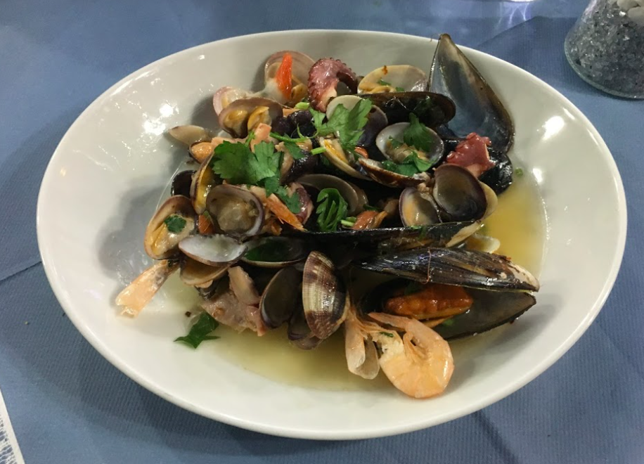海の幸のソテー(Frutti di mare a saute) (出典:著者撮影)